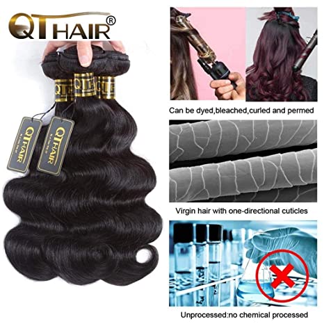 QTHAIR 12A Brazilian Virgin Hair Extension Body Wave - Hatolna Shop