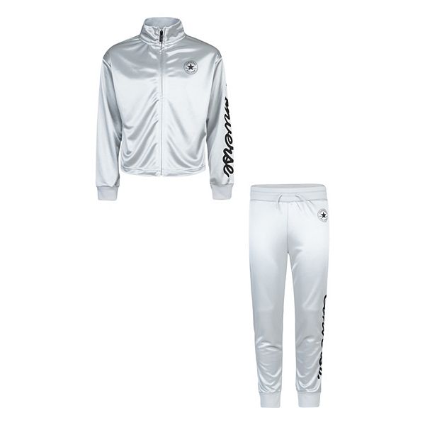 Converse Dazzle Zip Up & Pants Tricot Set, 6T+