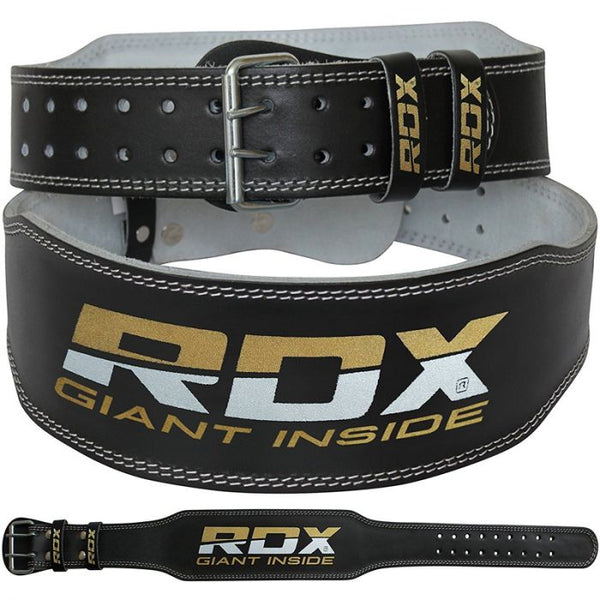 RDX 4 Inch Padded Leather Weightlifting Fitness Gym Belt - Hatolna Shop