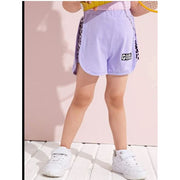 SHEIN Leopard Panel Track Shorts For Kids, 2T - Hatolna Shop