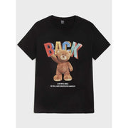 Shein Men Cartoon & Slogan Graphic Tee, 7T - Hatolna Shop