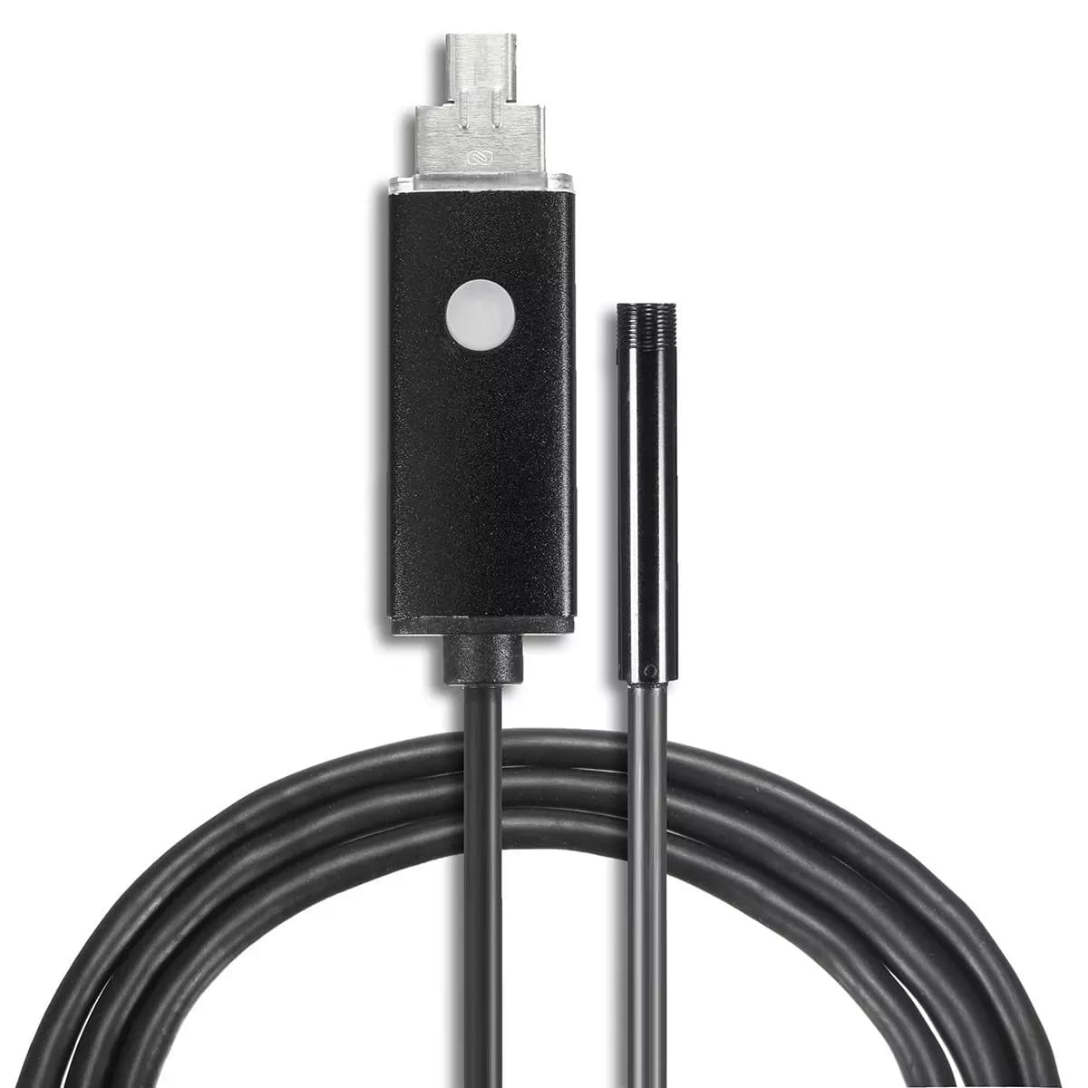 Smartcam Android Endoscope Waterproof Inspection Borescope Tube Camer Black 2M - Black 2m - Hatolna Shop