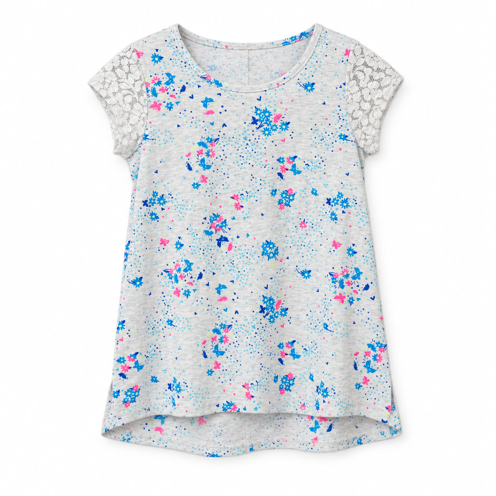 SO Floral Top For Kids, 14T - Hatolna Shop