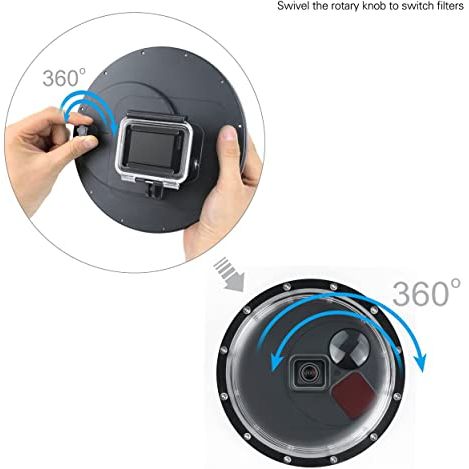 SoonSun Waterproof Dome Port - Hatolna Shop