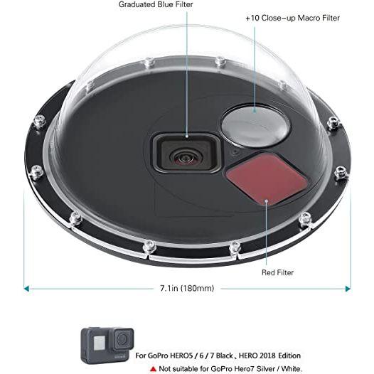 SoonSun Waterproof Dome Port - Hatolna Shop