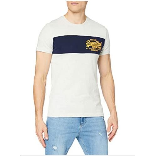 Superdry Men's Panel T-Shirt, M - Hatolna Shop