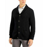 Tasso Elba Men’s Chunky Shawl-Collar Cardigan Sweater, S - Hatolna Shop