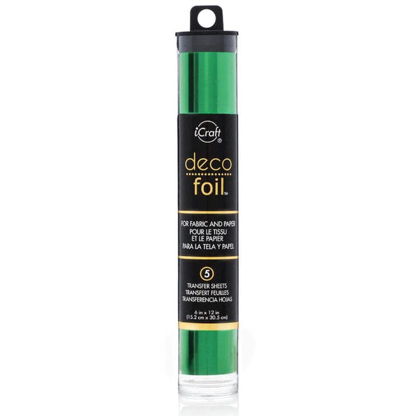 icraft Deco Foil Transfer Sheets, Green +