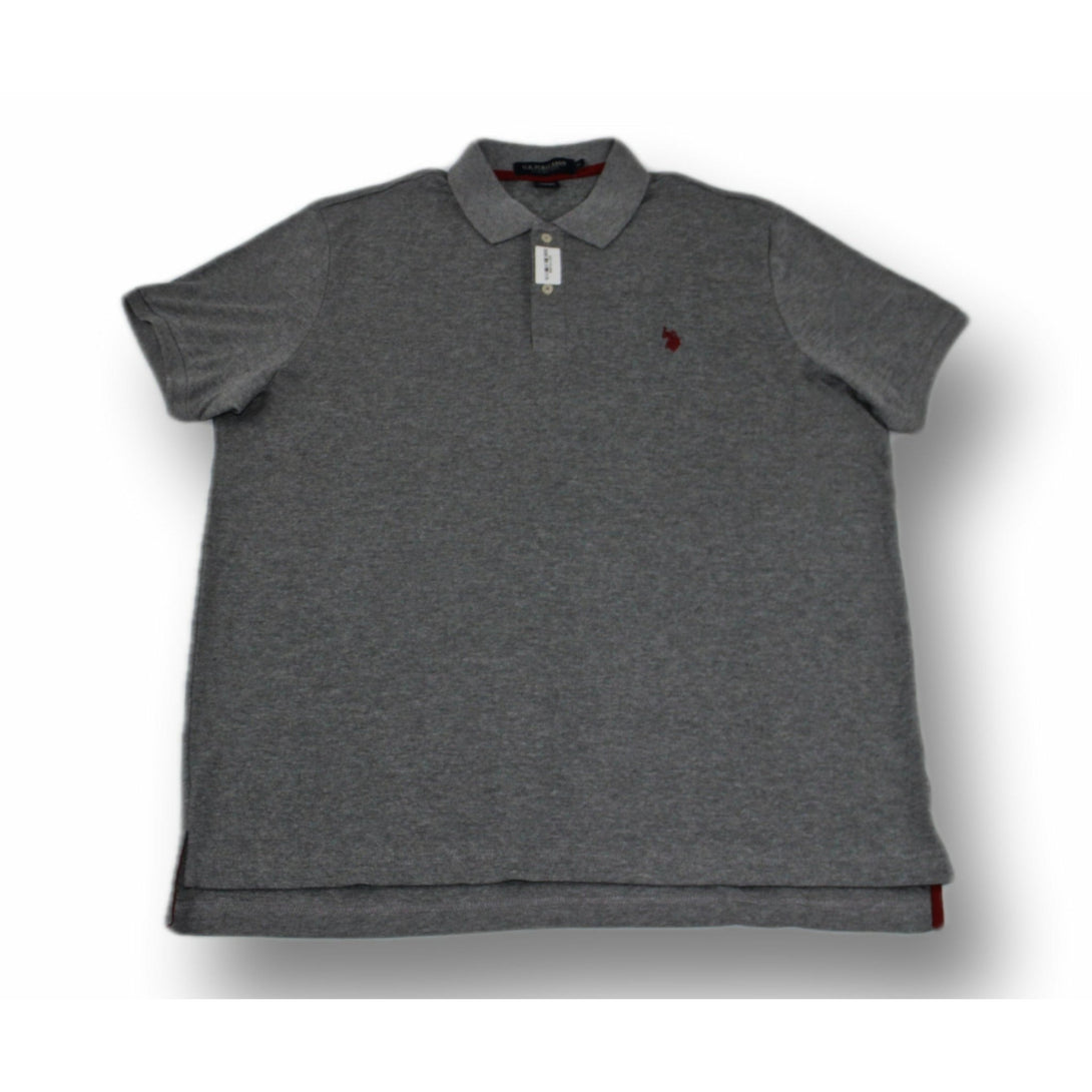 U.S Polo Grey T-Shirt For Men, XL - Hatolna Shop