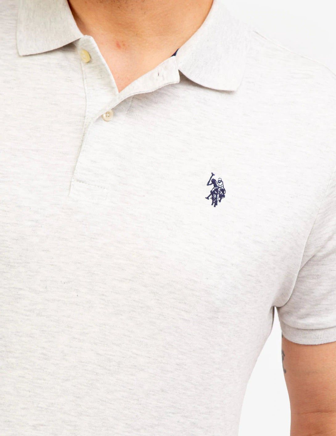 U.S Polo Interlock Polo Shirt For Men, XXL - Hatolna Shop