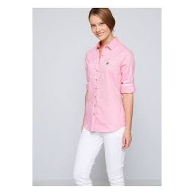 U.S Polo Pink Shirt For Women, XS - Hatolna Shop